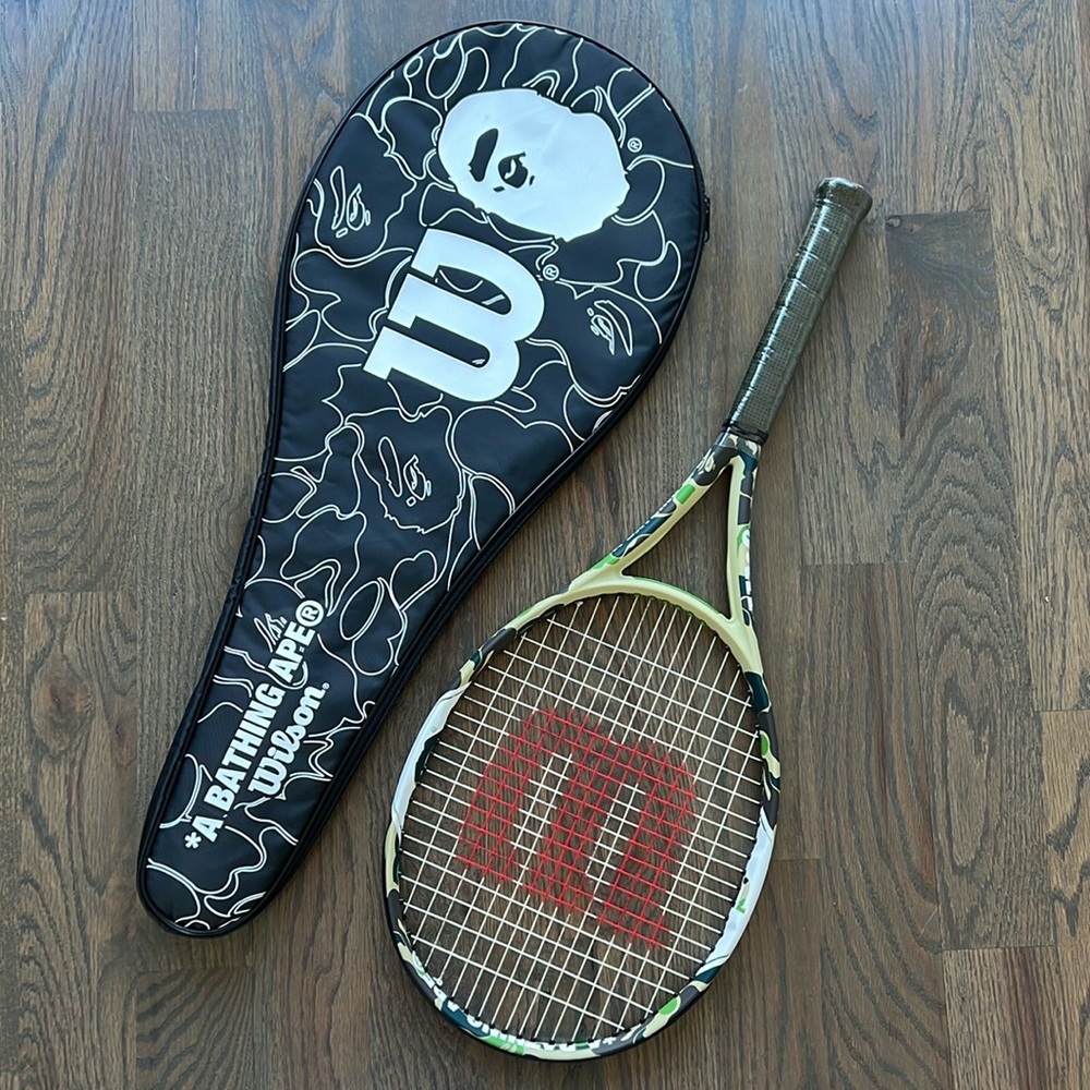 New Bape x Wilson tennis racket